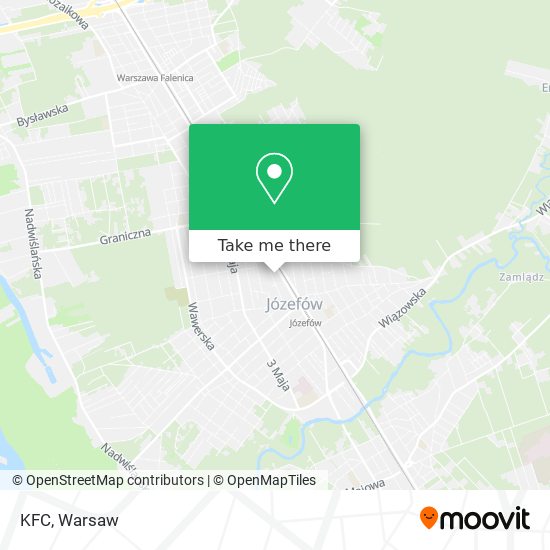 KFC map