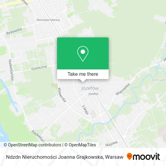 Ndzdn Nieruchomości Joanna Grajkowska map