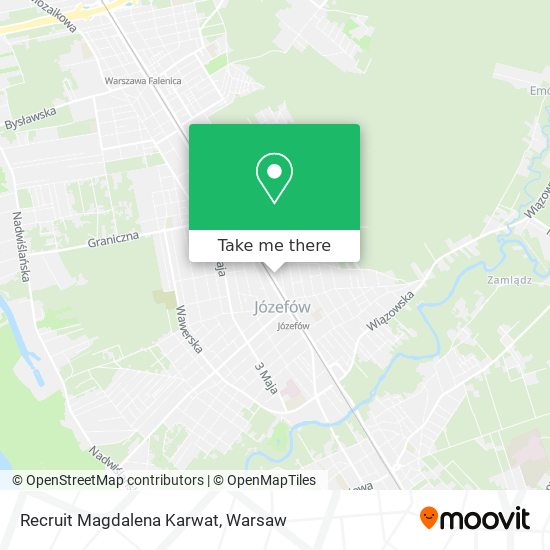 Recruit Magdalena Karwat map