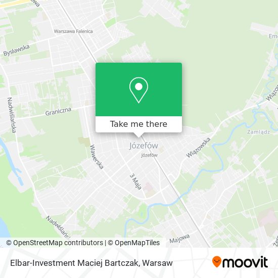 Elbar-Investment Maciej Bartczak map