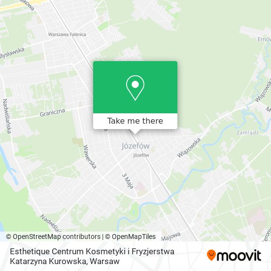 Esthetique Centrum Kosmetyki i Fryzjerstwa Katarzyna Kurowska map