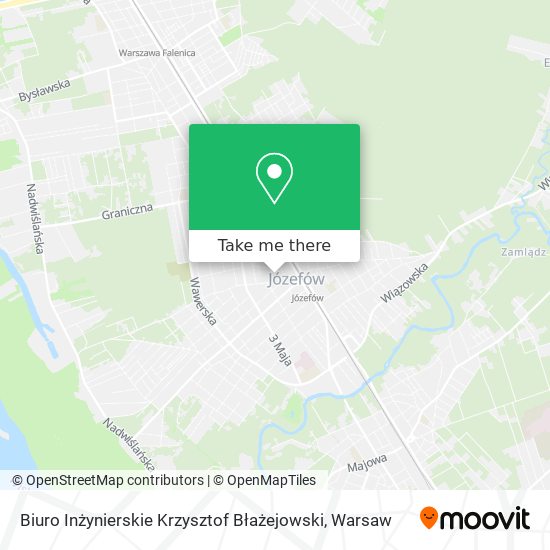 Biuro Inżynierskie Krzysztof Błażejowski map