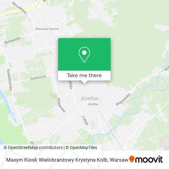 Maxym Kiosk Wielobranżowy Krystyna Kolb map