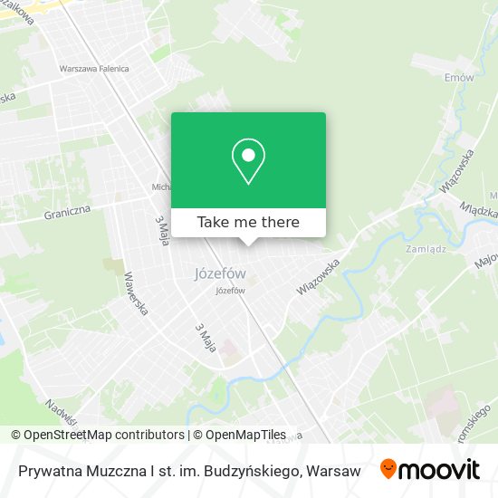 Prywatna Muzczna I st. im. Budzyńskiego map