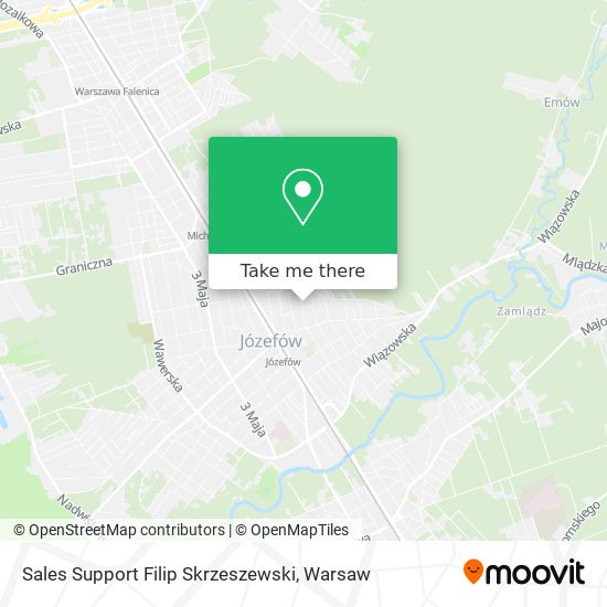 Sales Support Filip Skrzeszewski map