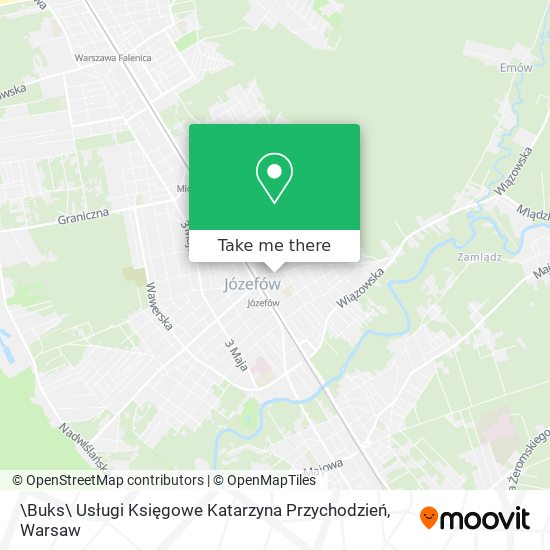 \Buks\ Usługi Księgowe Katarzyna Przychodzień map