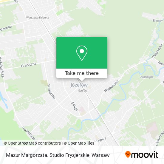 Mazur Małgorzata. Studio Fryzjerskie map