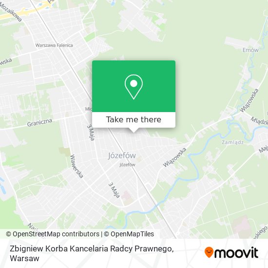 Zbigniew Korba Kancelaria Radcy Prawnego map