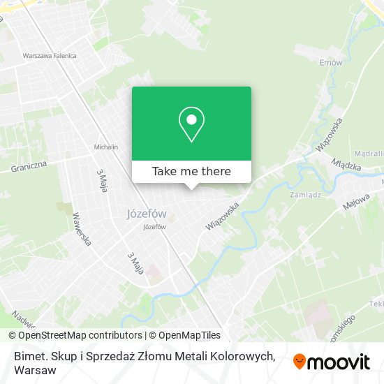 Bimet. Skup i Sprzedaż Złomu Metali Kolorowych map