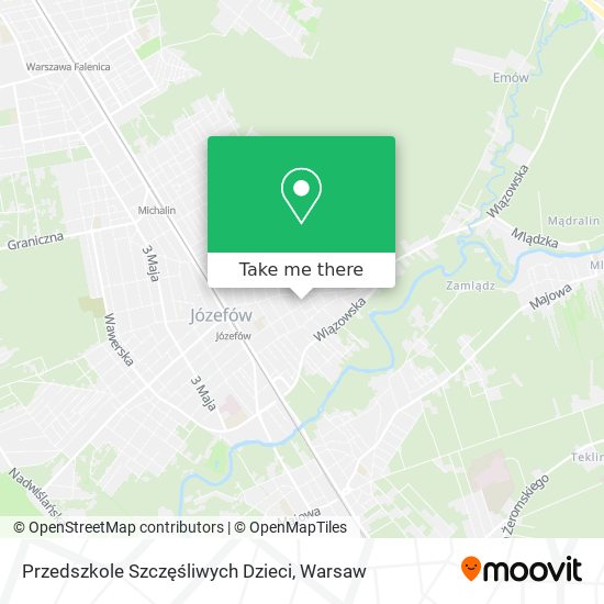 Przedszkole Szczęśliwych Dzieci map