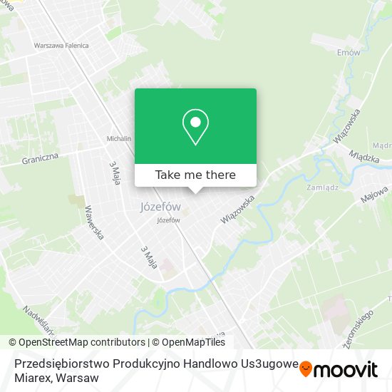 Przedsiębiorstwo Produkcyjno Handlowo Us3ugowe Miarex map