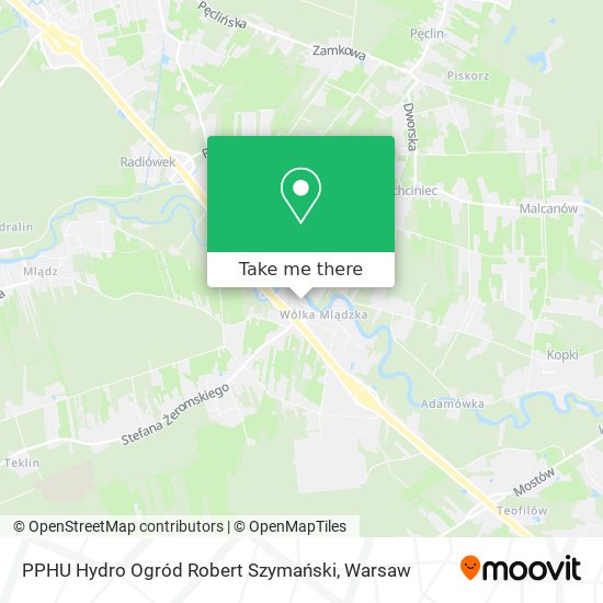 PPHU Hydro Ogród Robert Szymański map