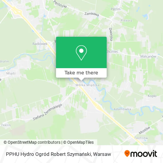 Карта PPHU Hydro Ogród Robert Szymański