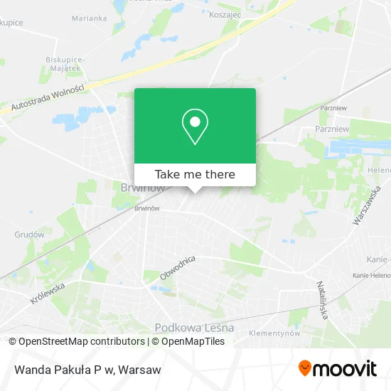 Карта Wanda Pakuła P w