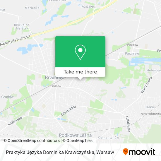 Praktyka Języka Dominika Krawczyńska map