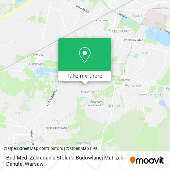 Bud Med. Zakładanie Stolarki Budowlanej Matrzak Danuta map