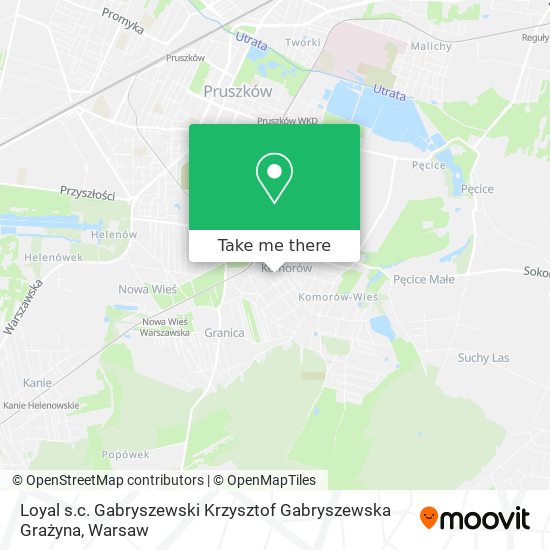 Loyal s.c. Gabryszewski Krzysztof Gabryszewska Grażyna map