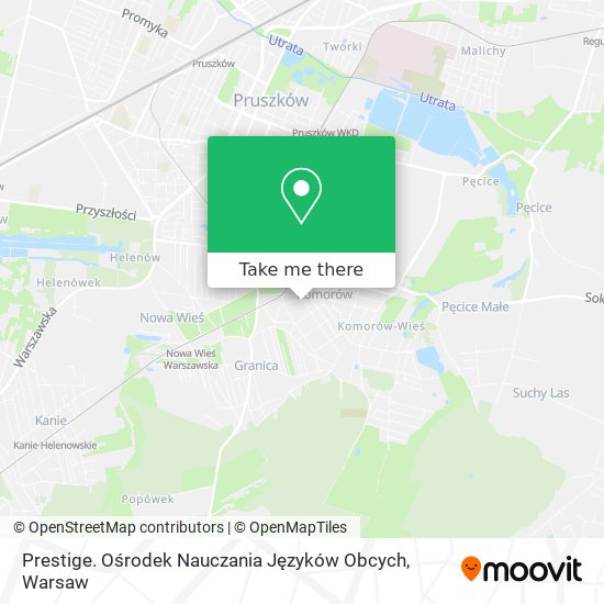 Prestige. Ośrodek Nauczania Języków Obcych map