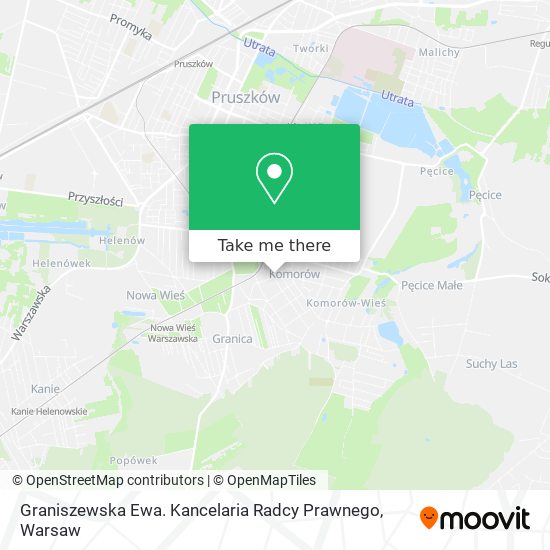 Graniszewska Ewa. Kancelaria Radcy Prawnego map