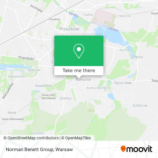 Norman Benett Group map