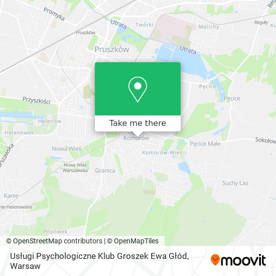 Usługi Psychologiczne Klub Groszek Ewa Głód map