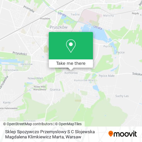 Sklep Spozywczo Przemyslowy S C Slojewska Magdalena Klimkiewicz Marta map