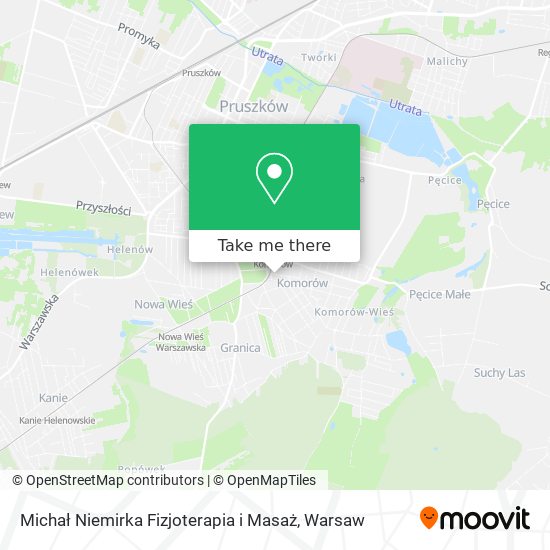 Michał Niemirka Fizjoterapia i Masaż map