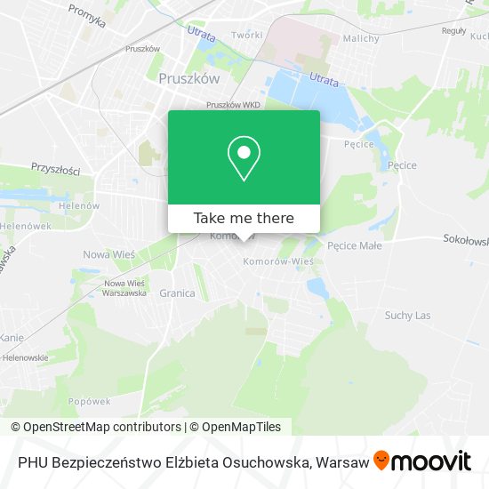 PHU Bezpieczeństwo Elżbieta Osuchowska map