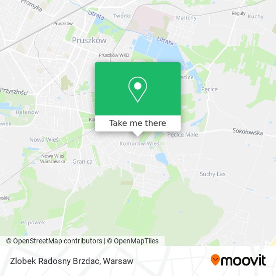 Zlobek Radosny Brzdac map