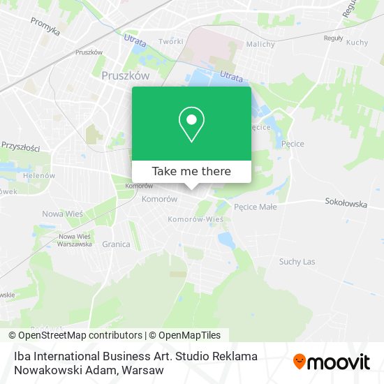 Iba International Business Art. Studio Reklama Nowakowski Adam map