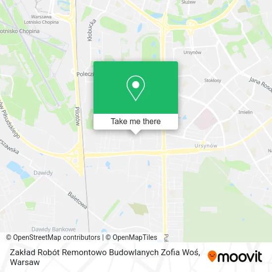 Zakład Robót Remontowo Budowlanych Zofia Woś map