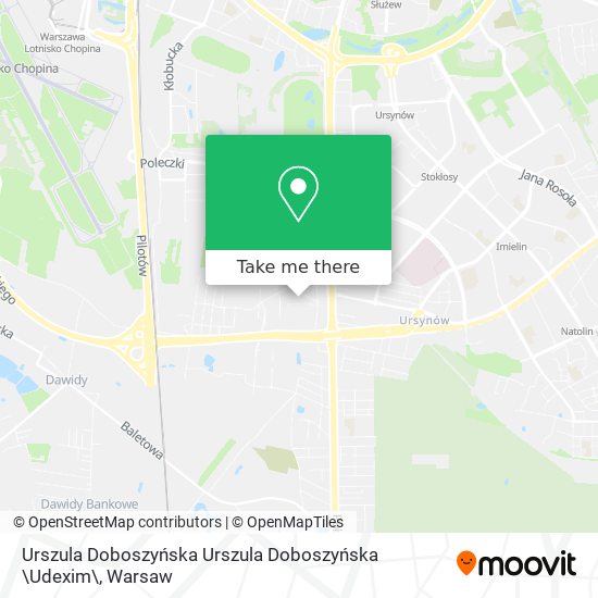 Urszula Doboszyńska Urszula Doboszyńska \Udexim\ map