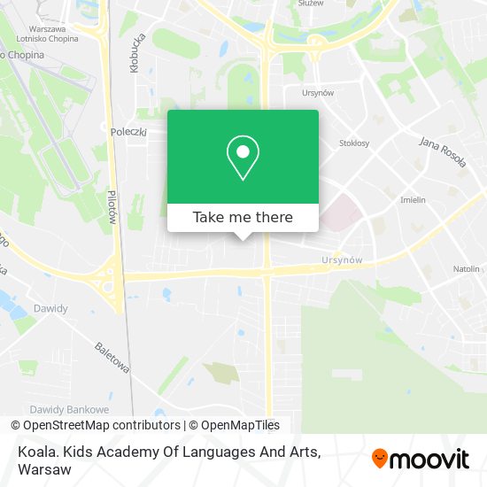 Koala. Kids Academy Of Languages And Arts map