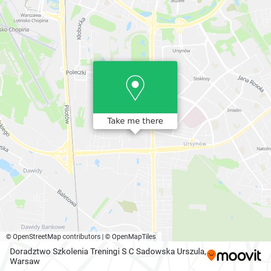 Doradztwo Szkolenia Treningi S C Sadowska Urszula map