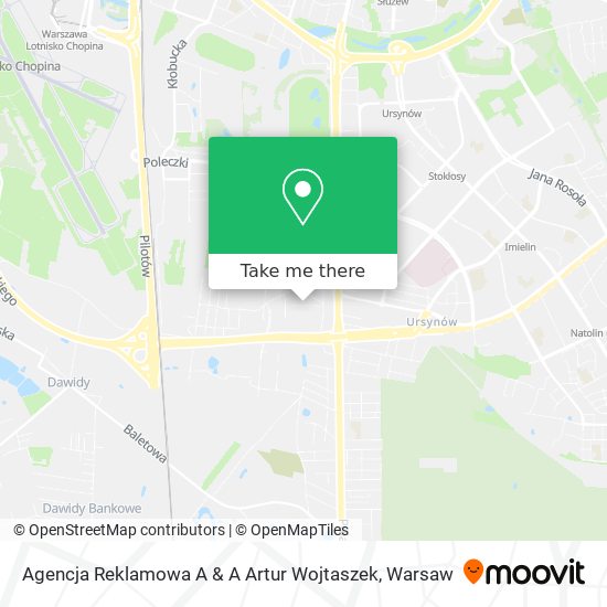 Agencja Reklamowa A & A Artur Wojtaszek map