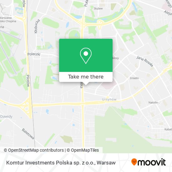 Komtur Investments Polska sp. z o.o. map