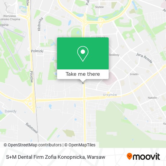 S+M Dental Firm Zofia Konopnicka map