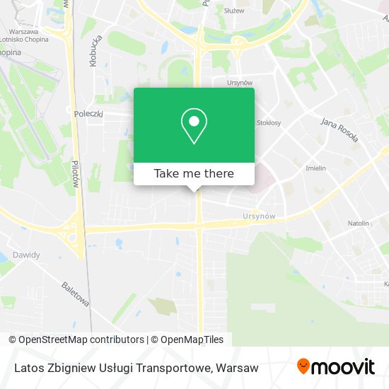 Latos Zbigniew Usługi Transportowe map