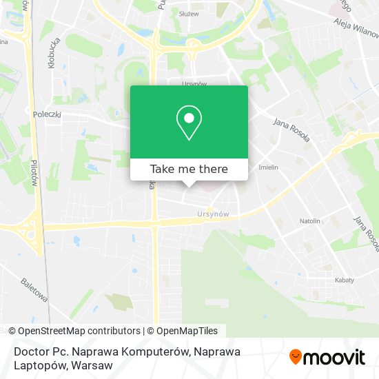 Doctor Pc. Naprawa Komputerów, Naprawa Laptopów map