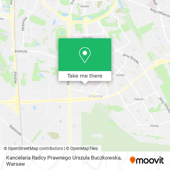 Kancelaria Radcy Prawnego Urszula Buczkowska map