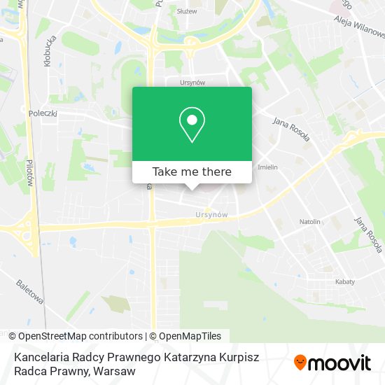 Kancelaria Radcy Prawnego Katarzyna Kurpisz Radca Prawny map