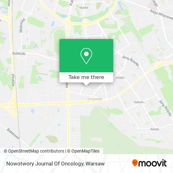 Nowotwory Journal Of Oncology map