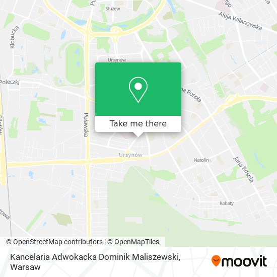 Kancelaria Adwokacka Dominik Maliszewski map