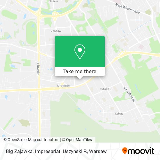 Big Zajawka. Impresariat. Uszyński P. map