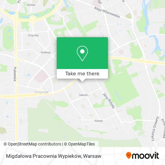 Карта Migdałowa Pracownia Wypieków