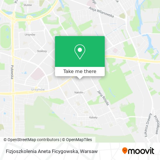 Fizjoszkolenia Aneta Ficygowska map