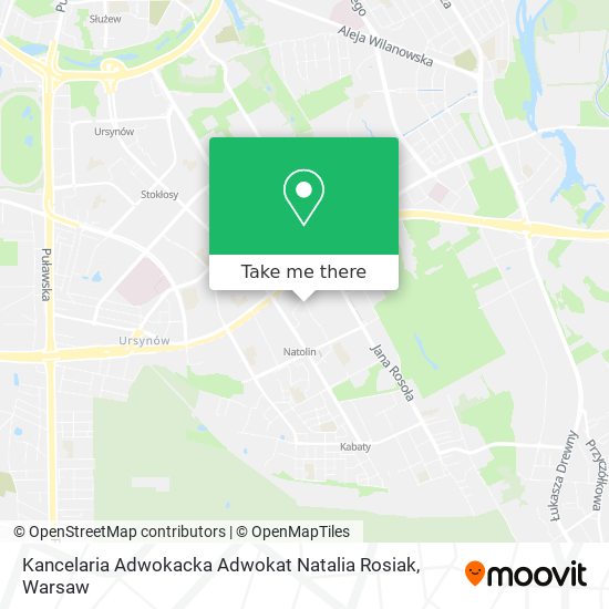 Kancelaria Adwokacka Adwokat Natalia Rosiak map