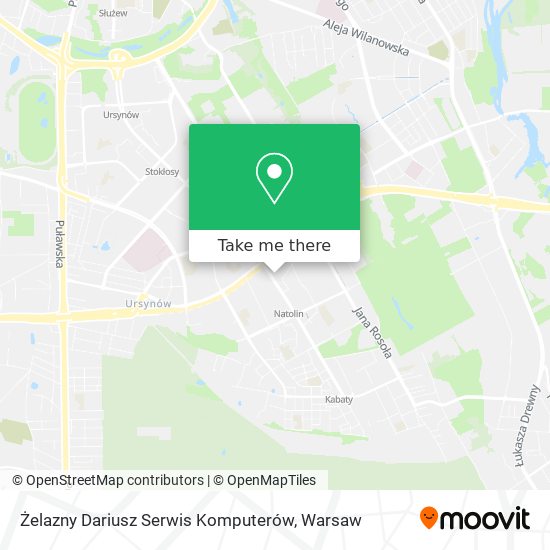 Карта Żelazny Dariusz Serwis Komputerów