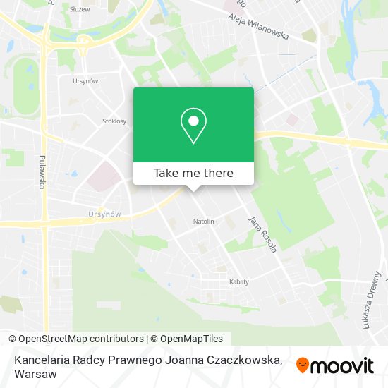 Kancelaria Radcy Prawnego Joanna Czaczkowska map