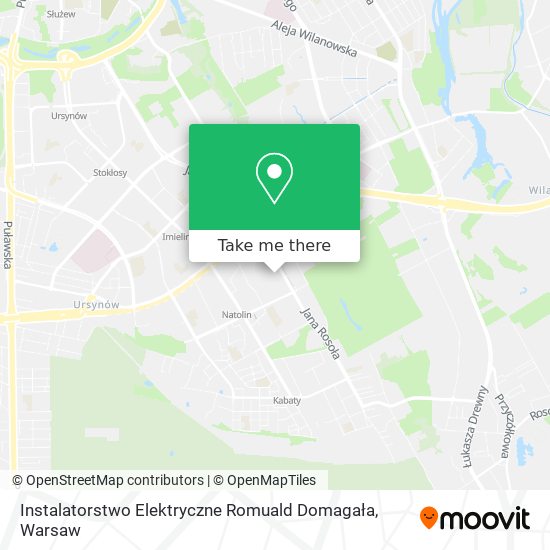 Карта Instalatorstwo Elektryczne Romuald Domagała